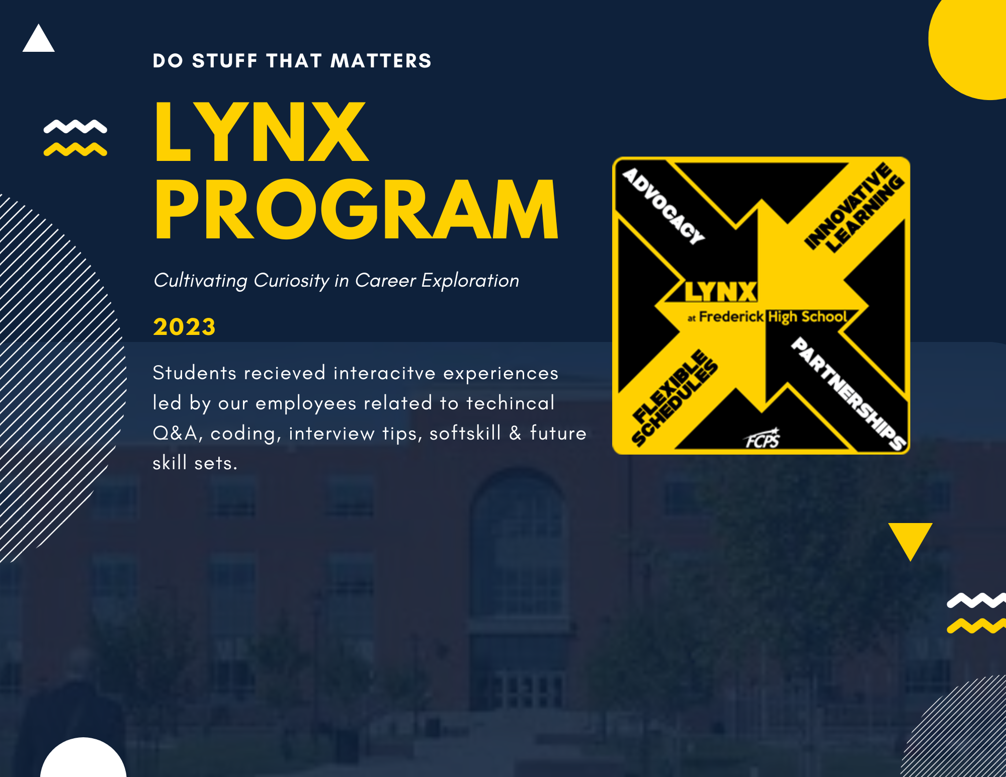 LYNX program flyer